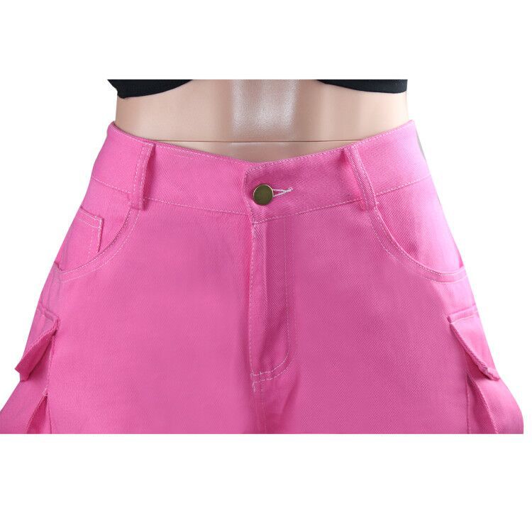 Women's Pocket Denim Shorts Casual Summer Style 28