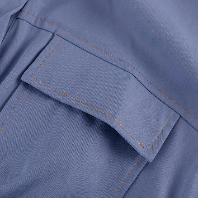 Women's Fall Irregular Turndown Collar Long Sleeve Fashion Shirt 17