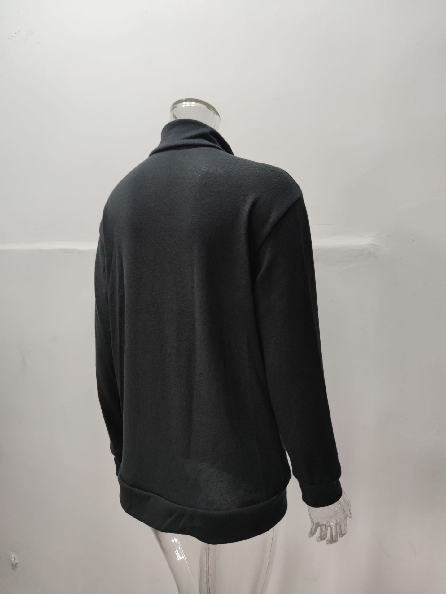 Men's Autumn Long Sleeve V-Neck Zipper Casual Top 28