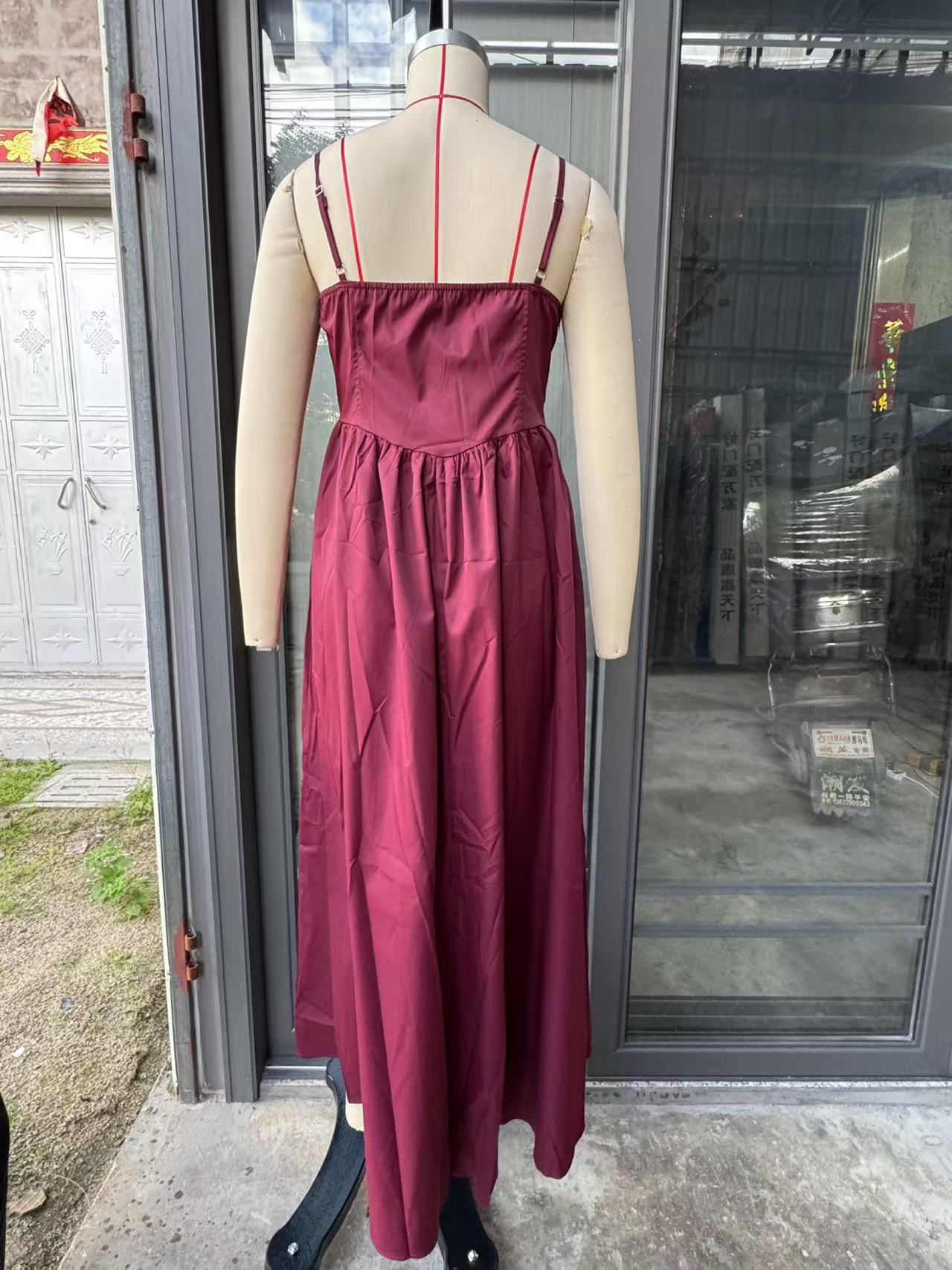 Women Summer Strapless French Sexy Dress 6