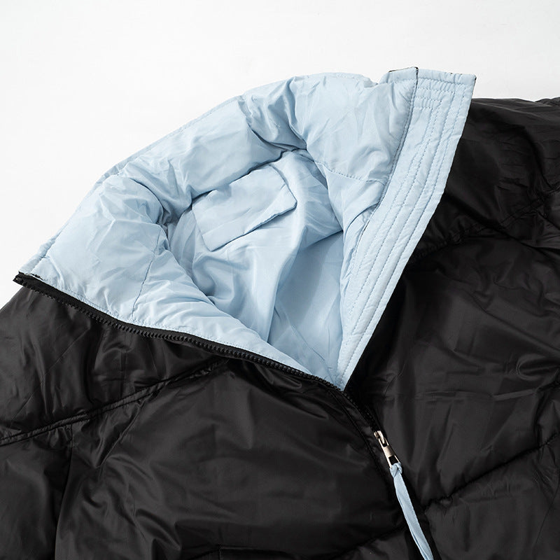 Women long sleeve contrast winter warm Padding Jacket 28