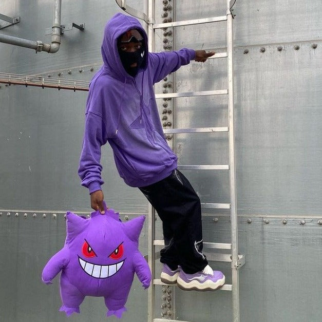 Men's and Women Loose Zipper Pentagram Loose Hoodies 4