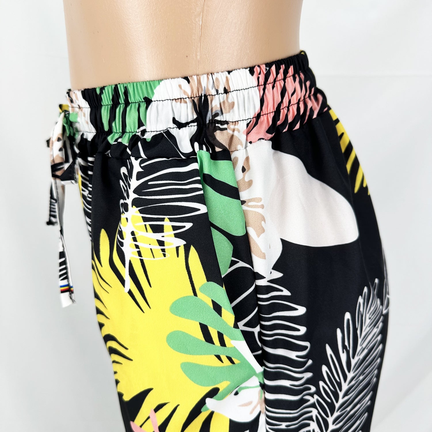 Women's Fashion Casual Graphic Print Wide Leg Pants With Pockets 23