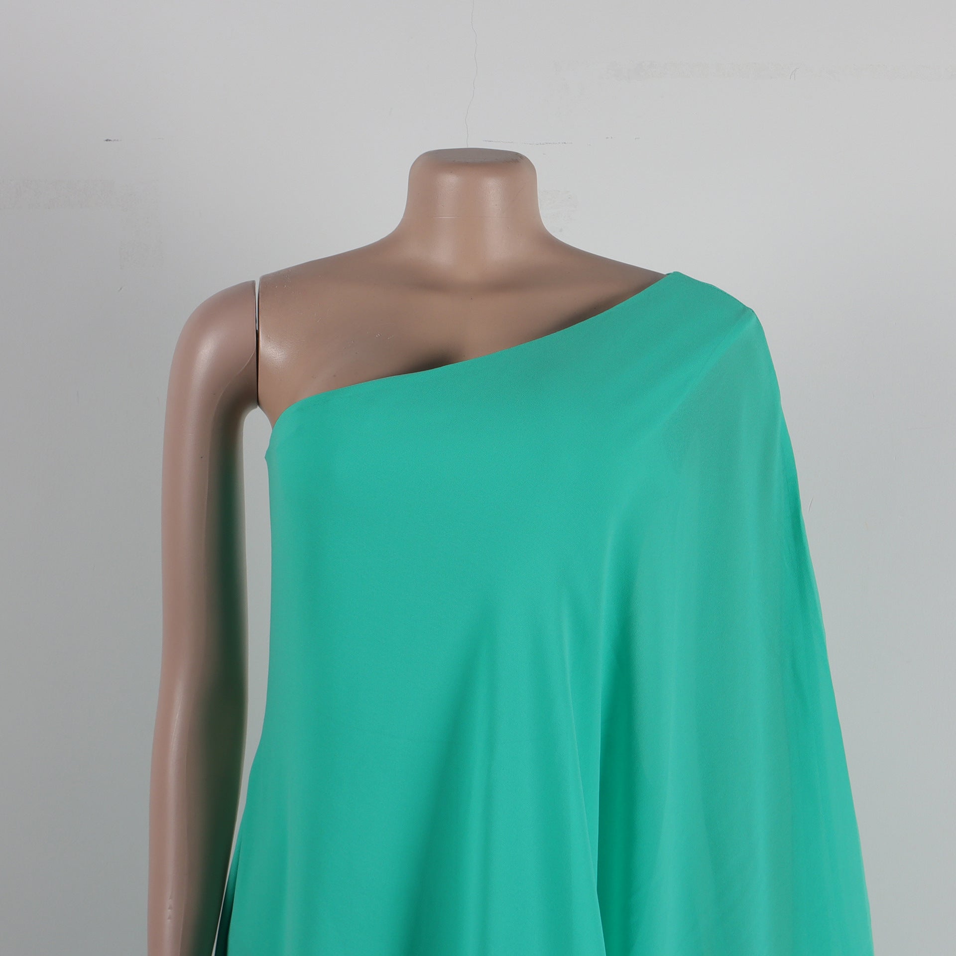 Women Sexy One Shoulder Sleeveless Stretch Jumpsuit 74