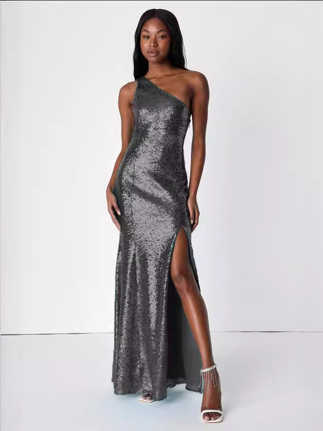 Women Party Sequin Sexy Evening Dress 9