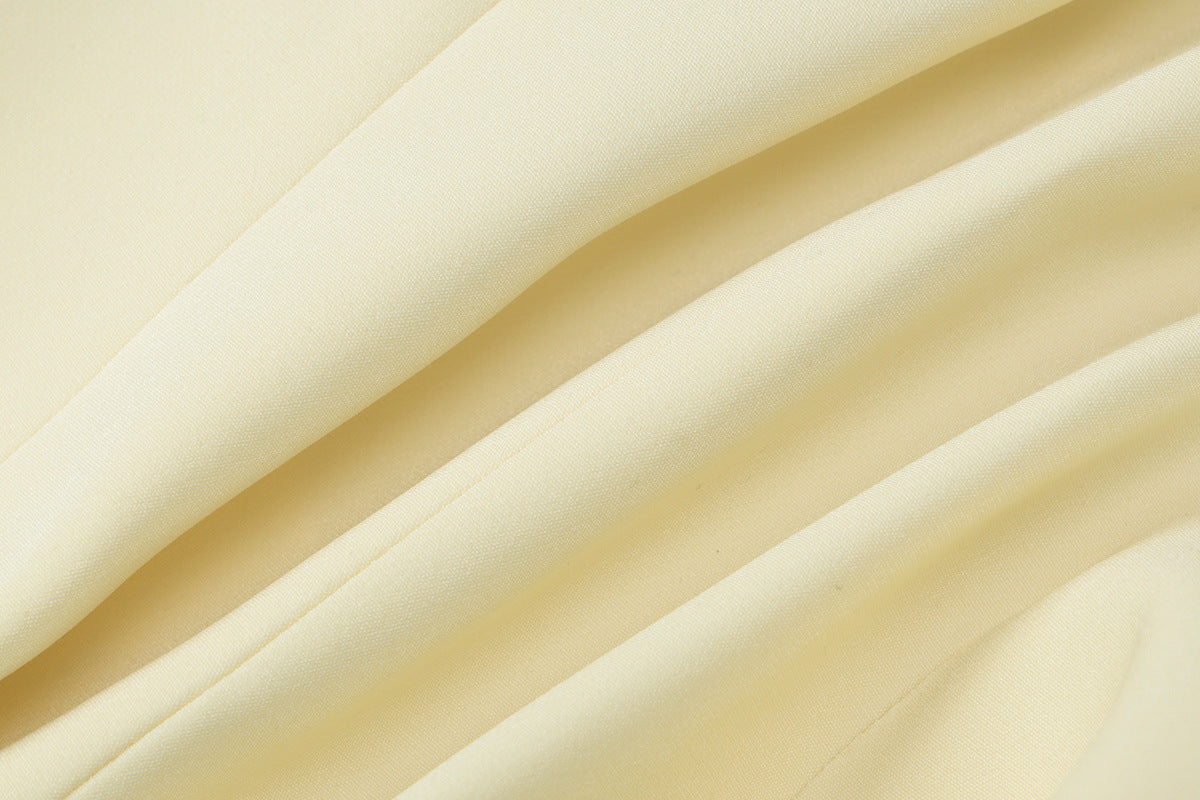 Autumn Women's Fashion Chic Buttoned Blazer Slim Solid Coat 20