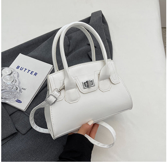 Bag Handbag Solid Color Simple Shoulder Messenger Bag Ladies Bag 36