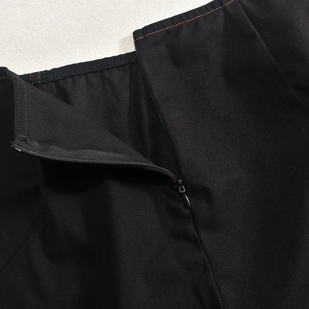 Spring Autumn Solid Color Long Sleeve Two Piece Skirt Set Casual Women's Clothing 11