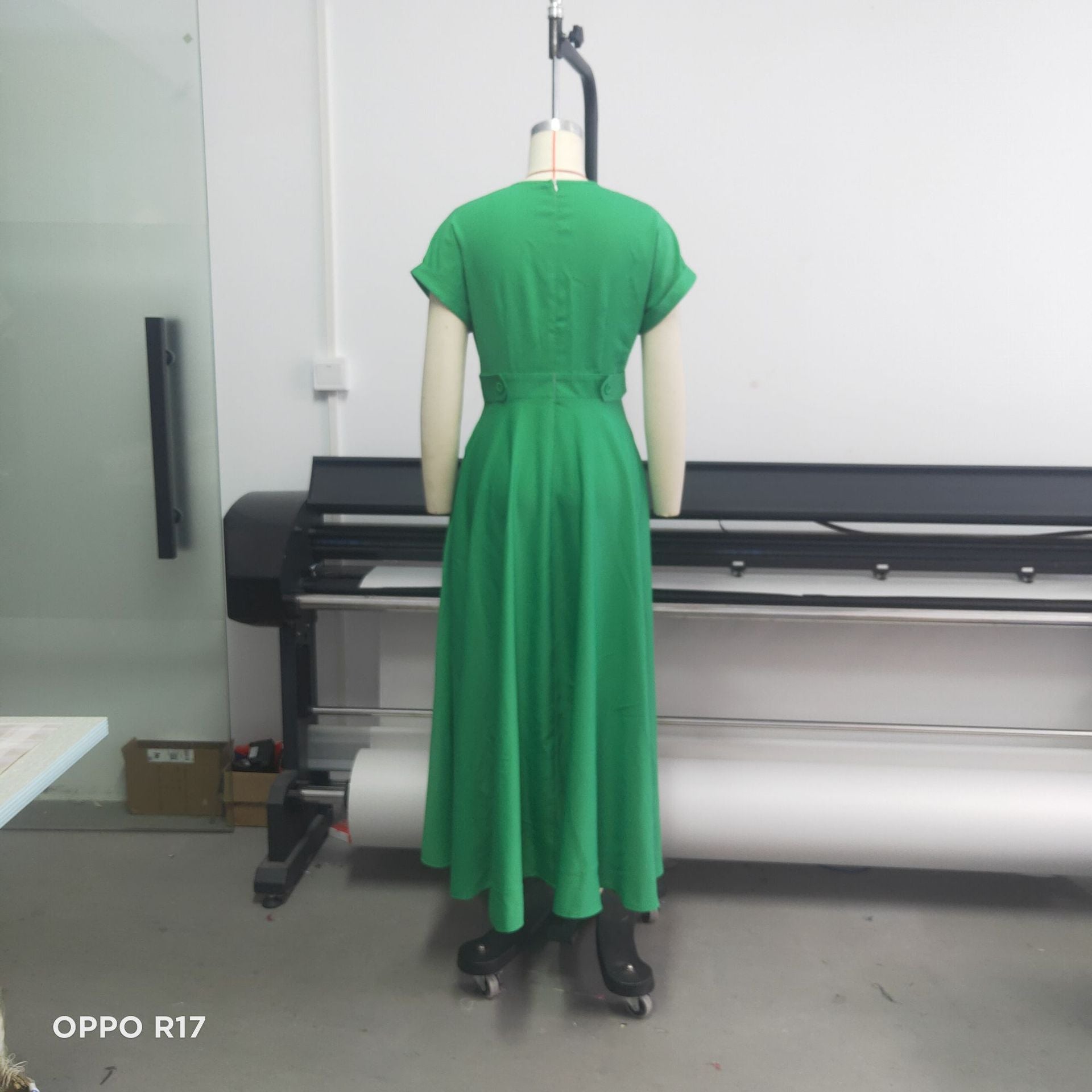 Women Short-Sleeved Round Neck Dress 7