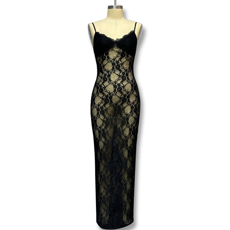 Women spring lace Bodycon Dress 6