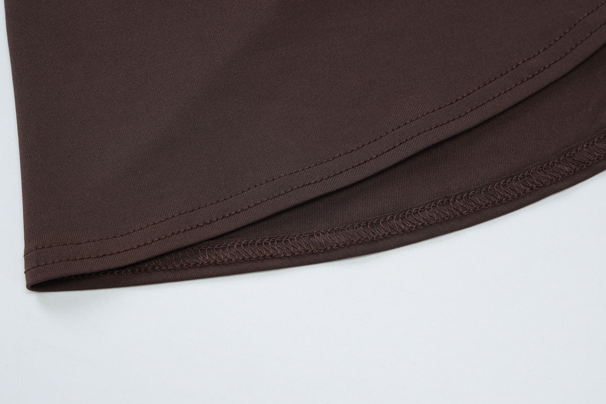 Women's Spring Summer fashion slim pleated ribbon Bodycon irregular sleeveless dress 22