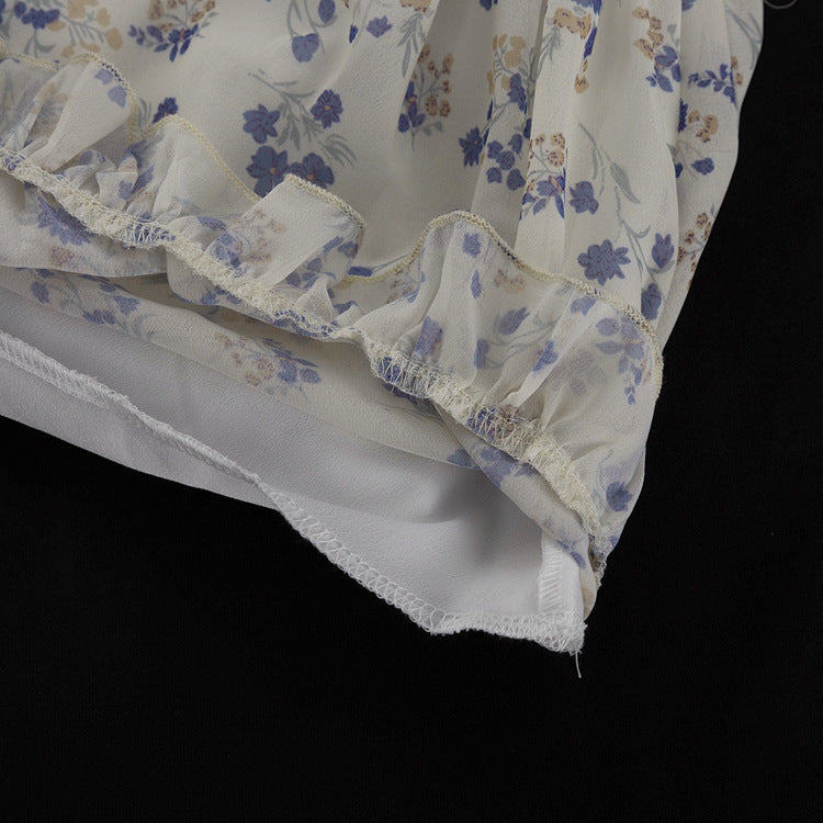 Women's Sexy Long Sleeve Printed Short Autumn Women's Dress 18