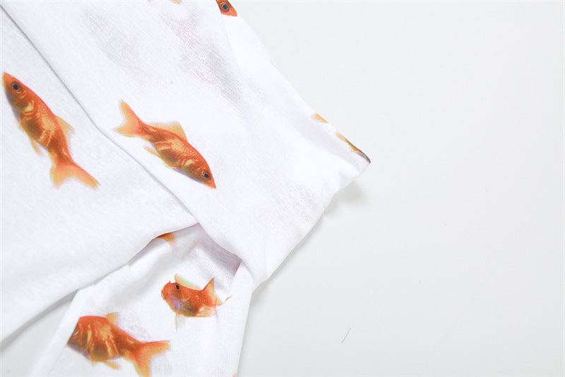 Women Summer Long Sleeve Off Shoulder Printed Bodycon Dress 13