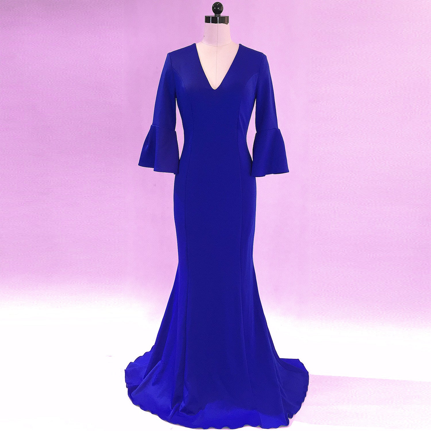 Women Elegant Formal Party Maxi Mermaid Evening Dress 25