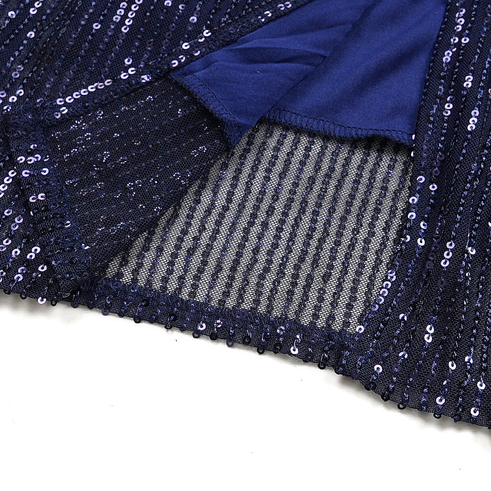 Evening Gown Formal Party African Fashion Sequin Plus Size Women's Chic Dress 21