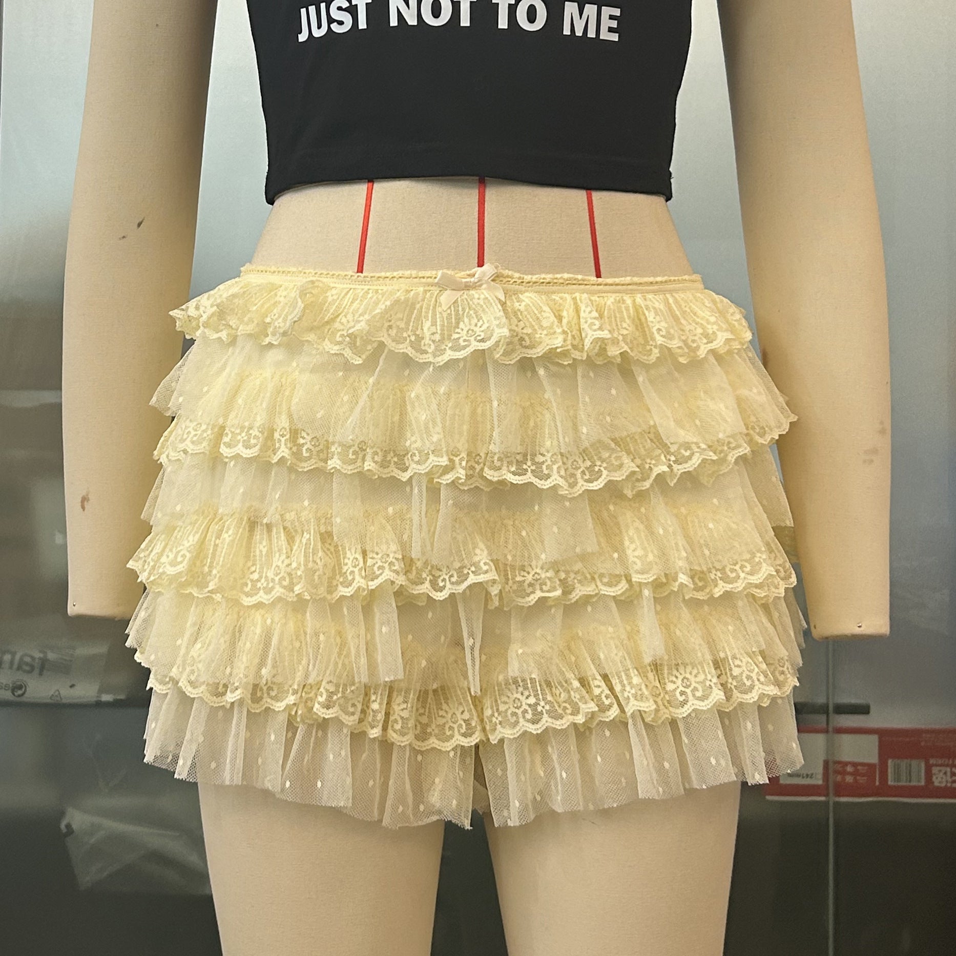 Sexy Solid Color Lolita Low-waist Beach Shorts 20