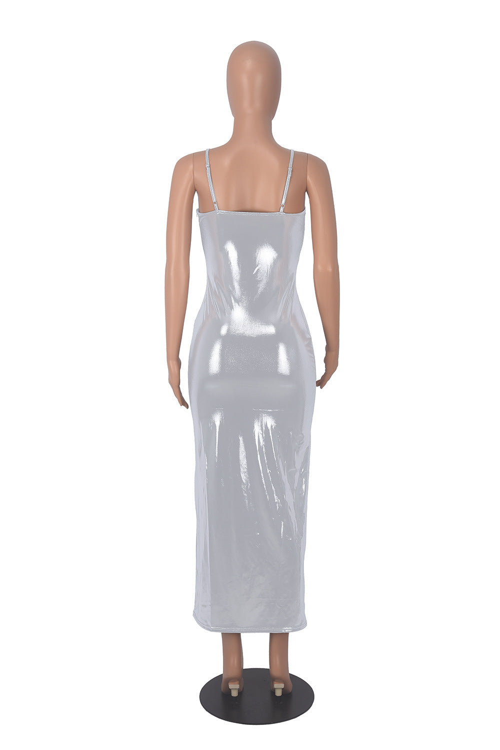 Women knitting suspender Maxi Dress 15