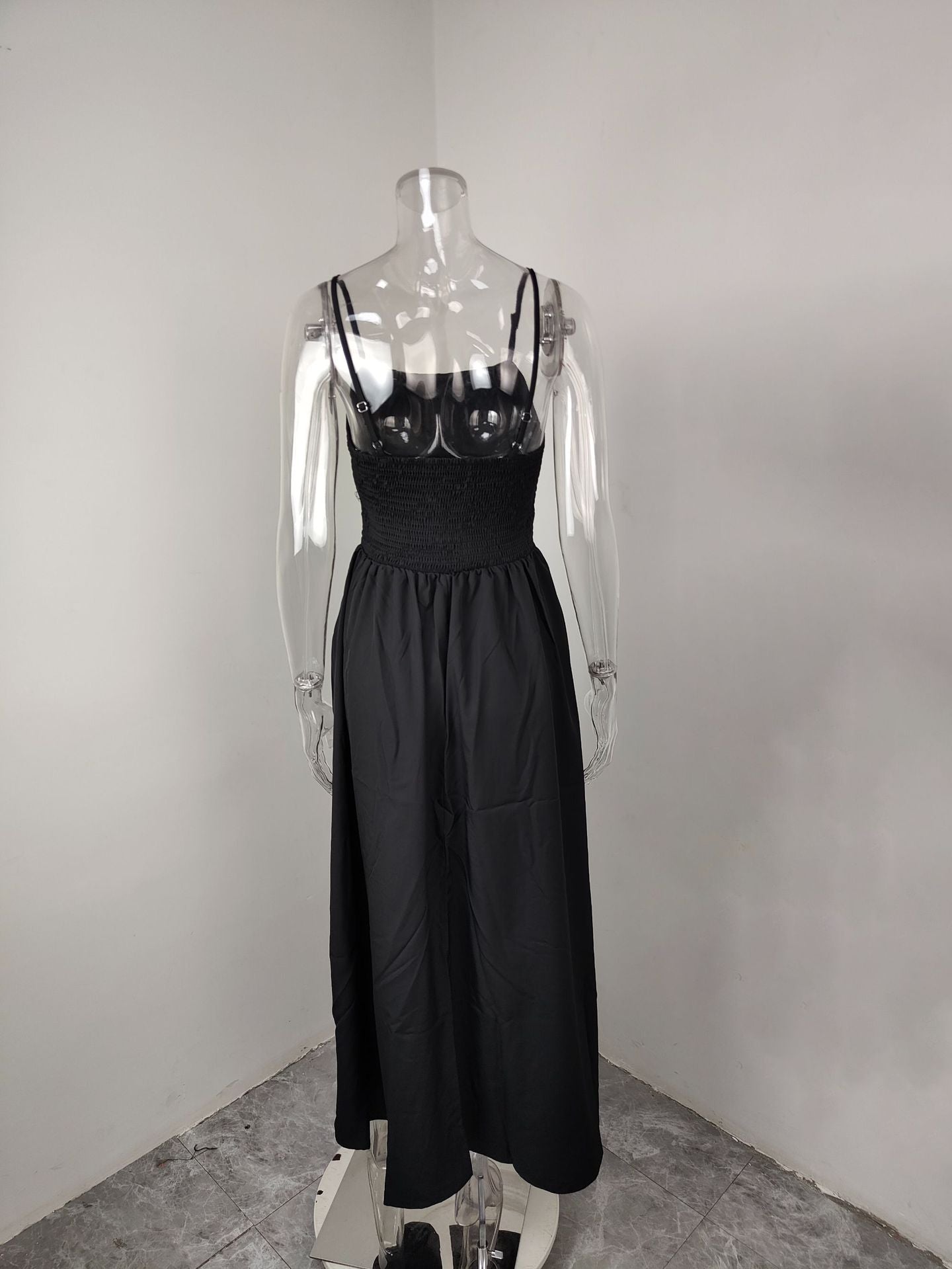 Women Sexy French Cutout Slit Maxi Dress 7