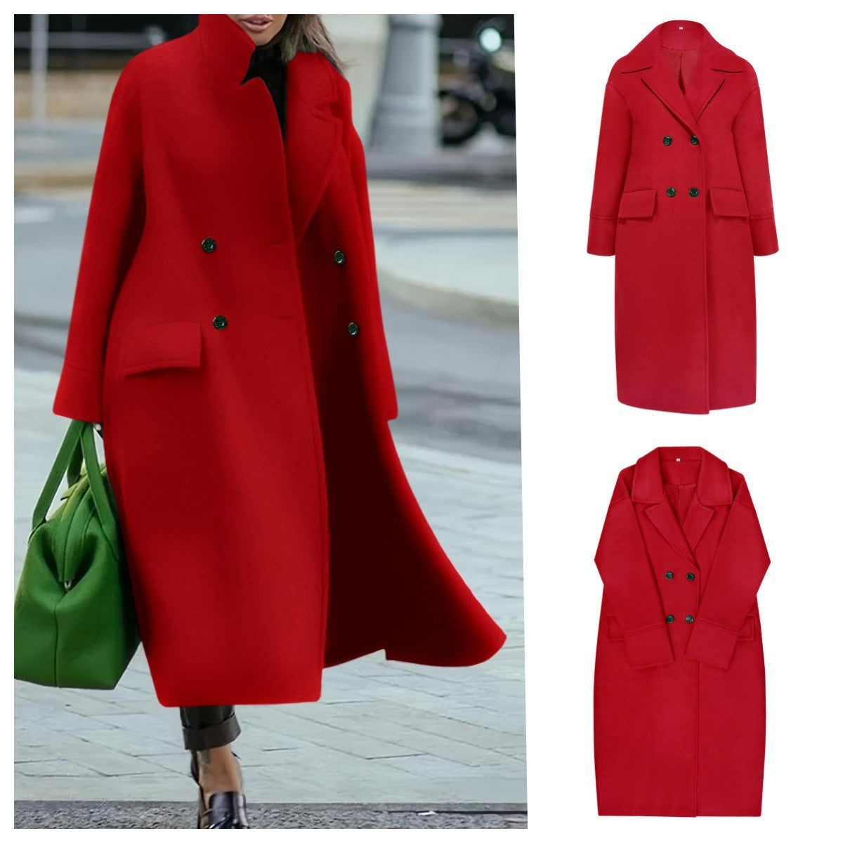 Winter And Autumn Women's Loose Coat 13