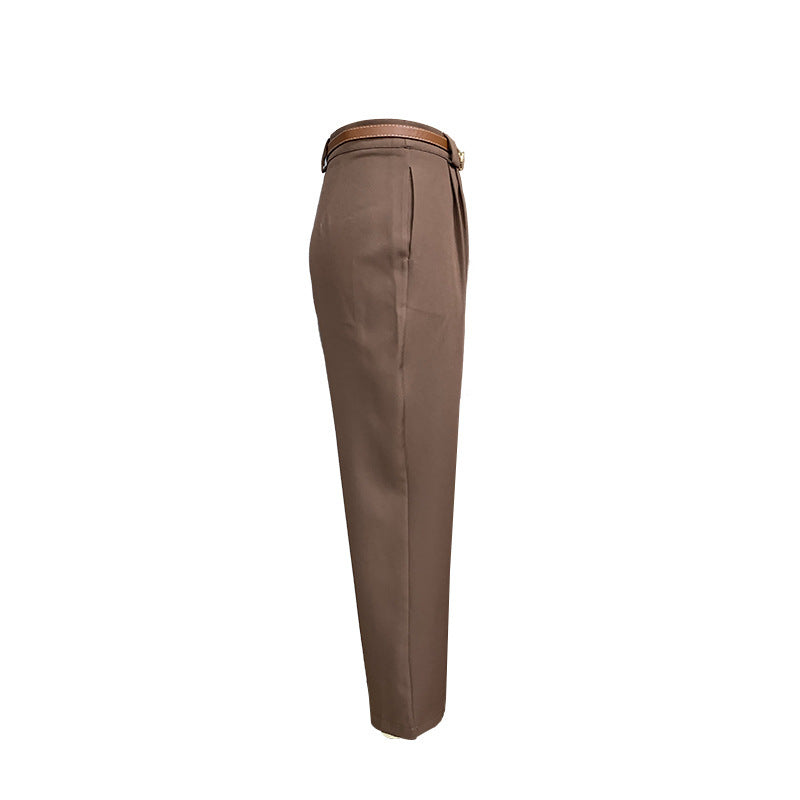 Women Summer Solid Straight Pants 12