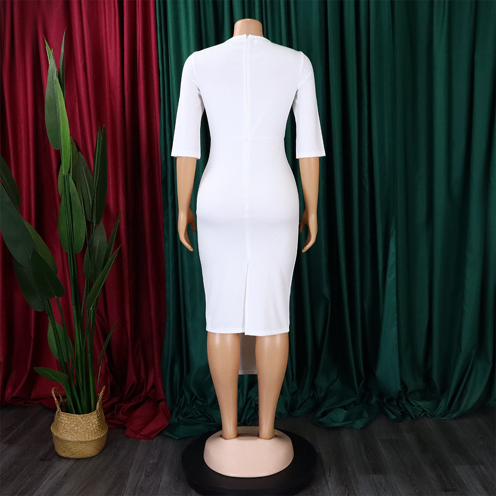 Ladies Fashion Chic Tonol Office Bodycon African Dress 22