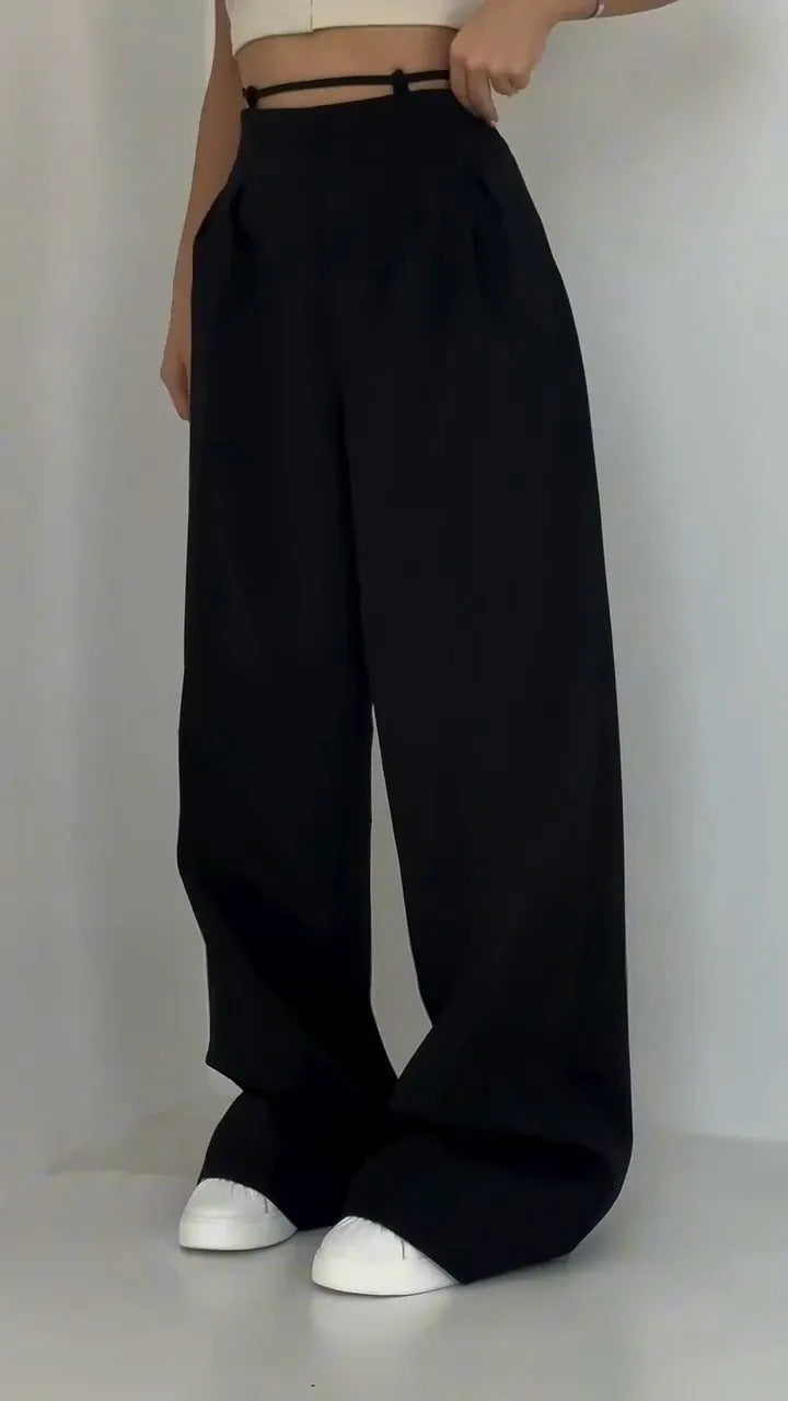 Women Casual Pleated Pants 8