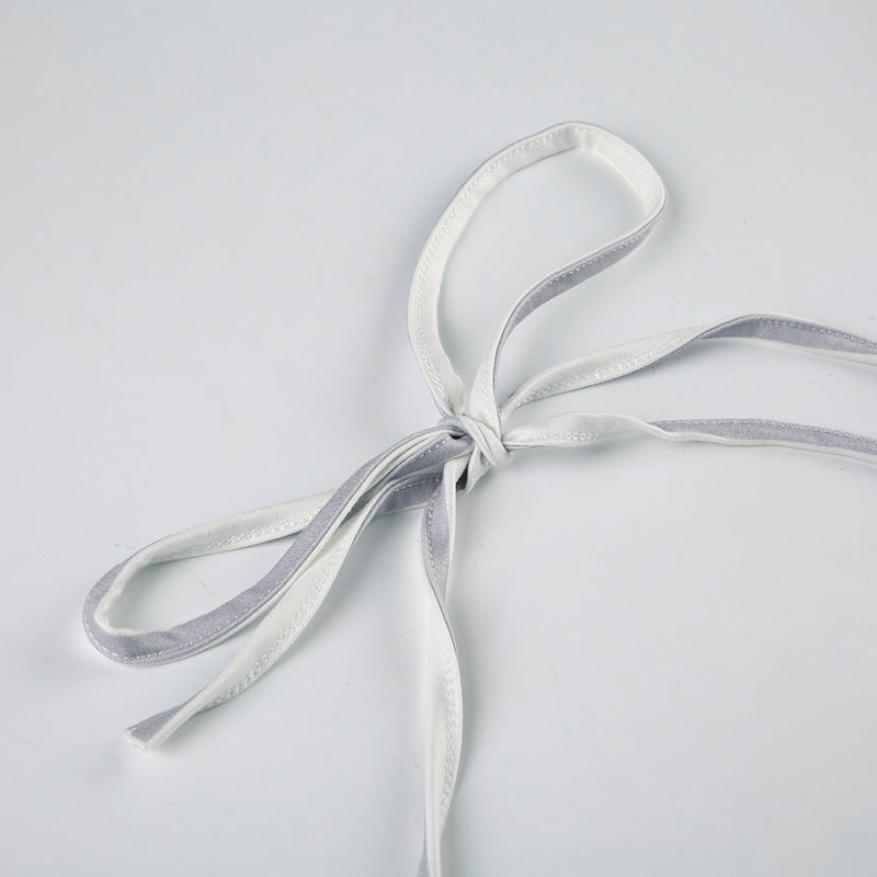 Women Casual Holidays Printed Striped Contrast Halter Neck Strap Top and Shorts Two-Piece Set 18