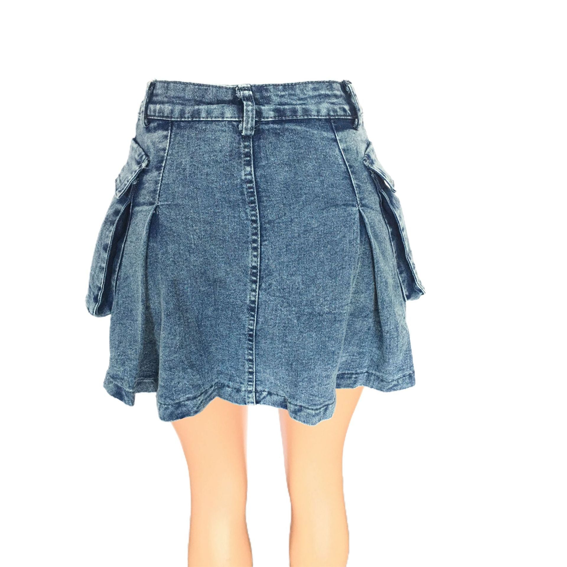 Sexy Fit Denim Mini Club Skirt 15