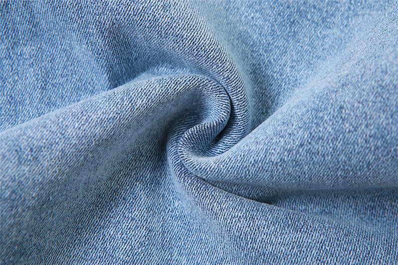 Summer Women Denim Strapless Slim Waist Slim Fit Sexy Bodycon Dress 16