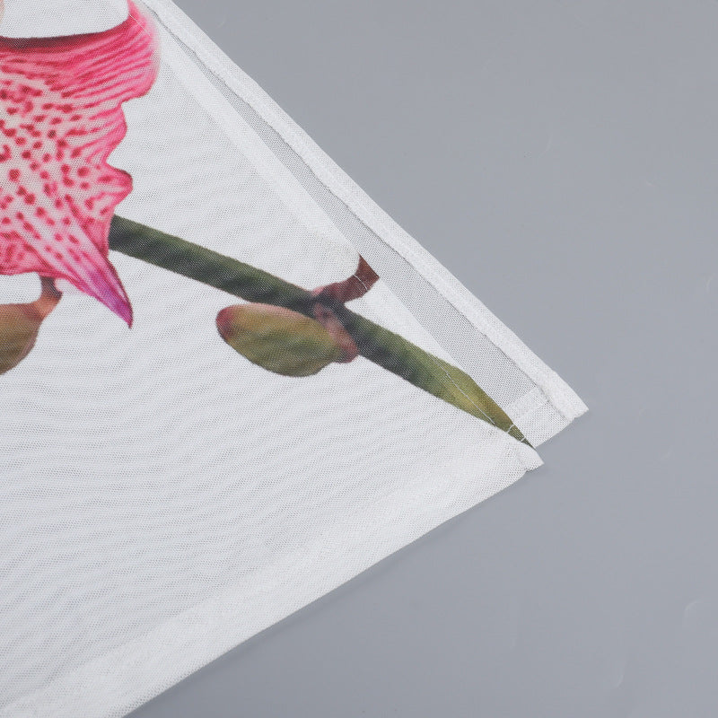 Women Mesh Slash Shoulder Bodycon Maxi Dress 15