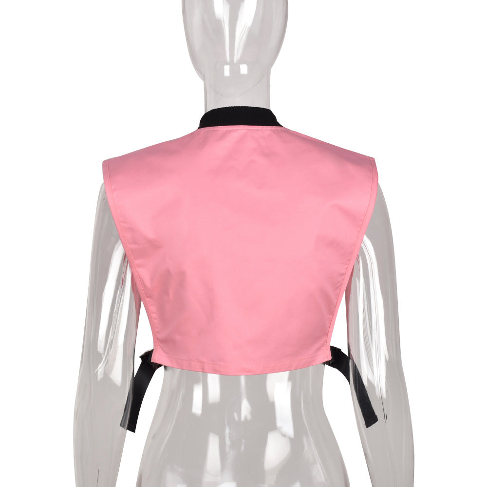 Women trendy pocket sleeveless vest Top 14