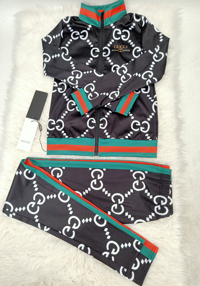 Women's Casual Chic Fashion Trendy Slim Fit Zipper Autumn Winter Jacket Two-Piece Pants Set 4