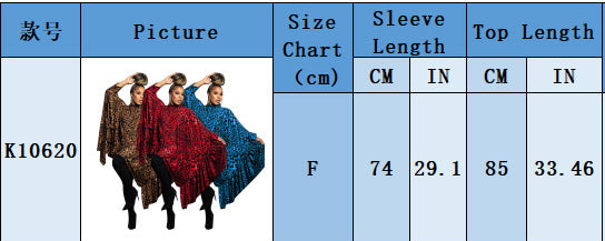 Fashion Plus Size Women's Autumn And Winter Leopard Print Loose Long Top 9