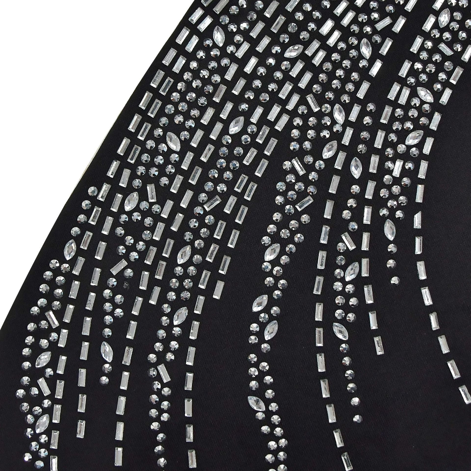 Fashion Women's Solid Color Beaded Mesh Sleeveless Jumpsuit 23