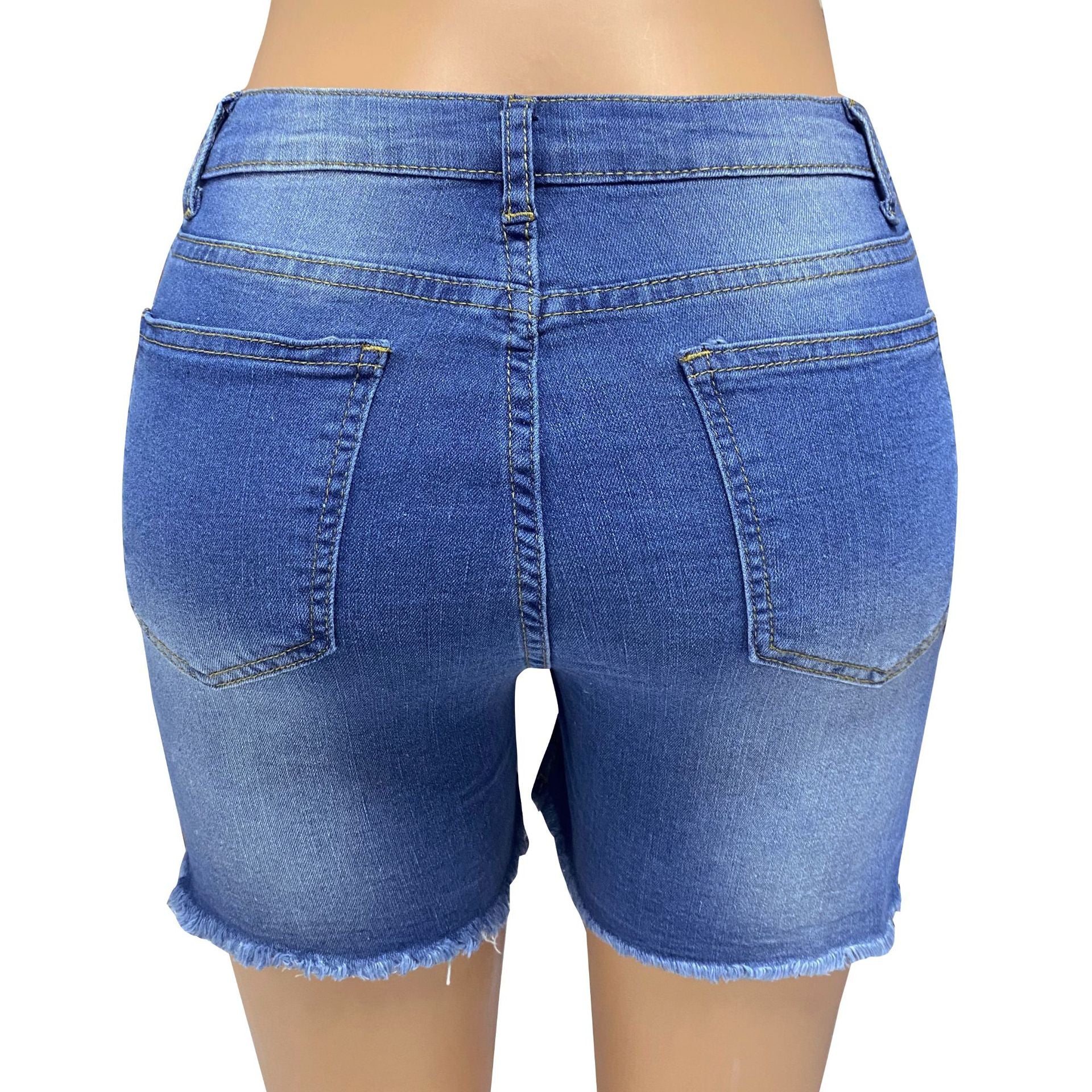 Spring Summer Fashionable Sexy Women's Slim Fit Denim Shorts 10