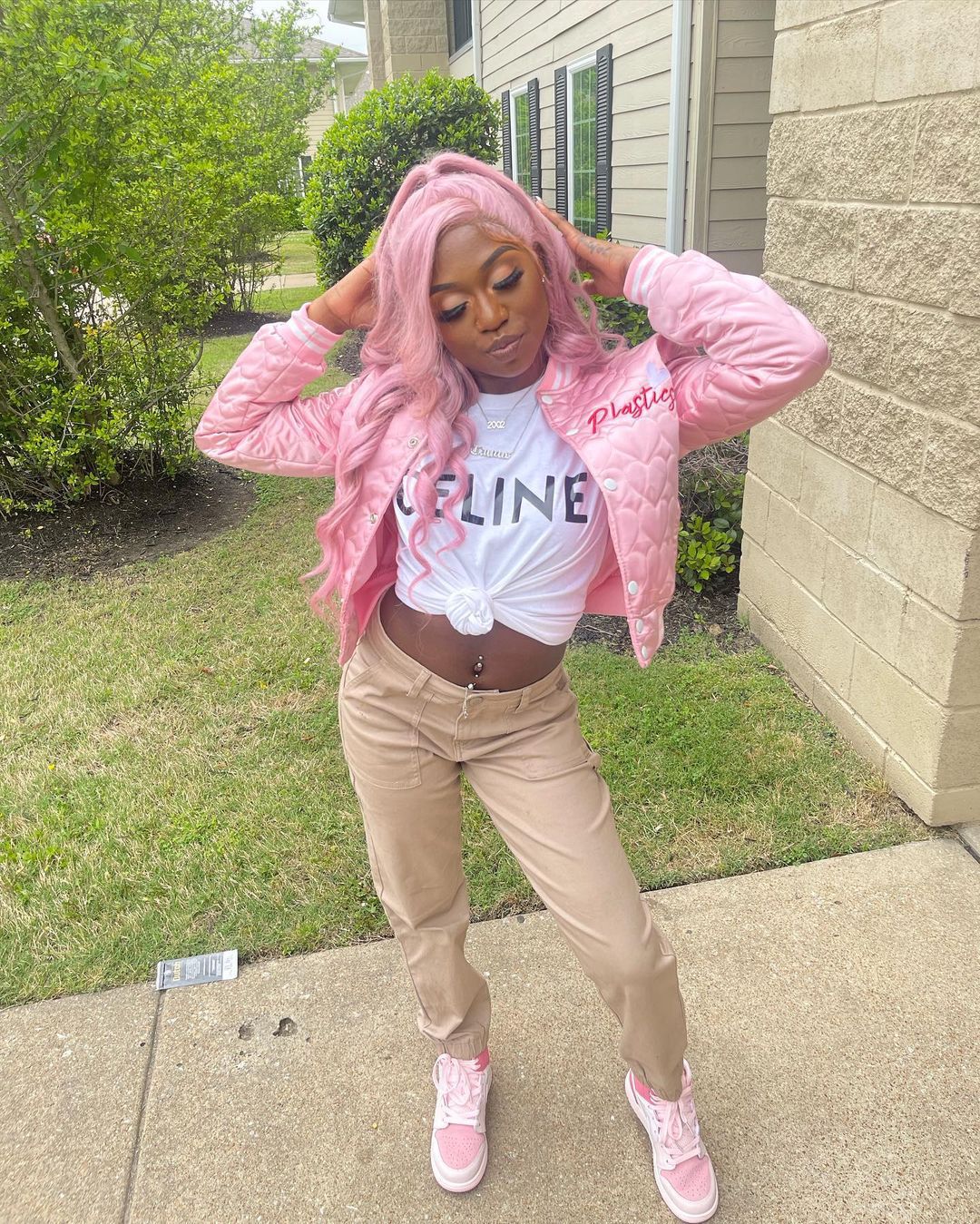 Women Casual Letter Embroidered Padded Jacket 10