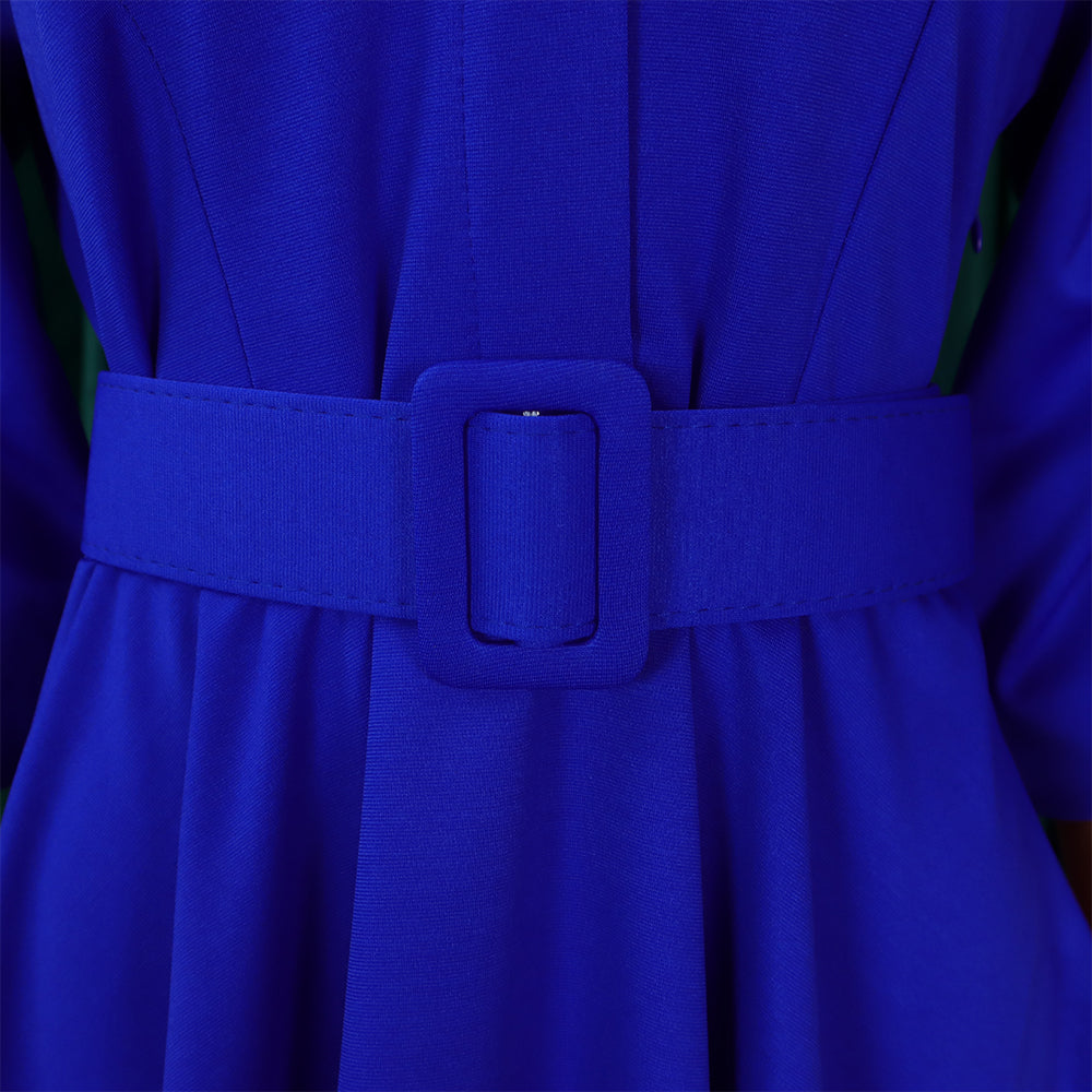 Women's Autumn And Winter Fashion Chic Plus Size Pleated A-Line African Dress 29