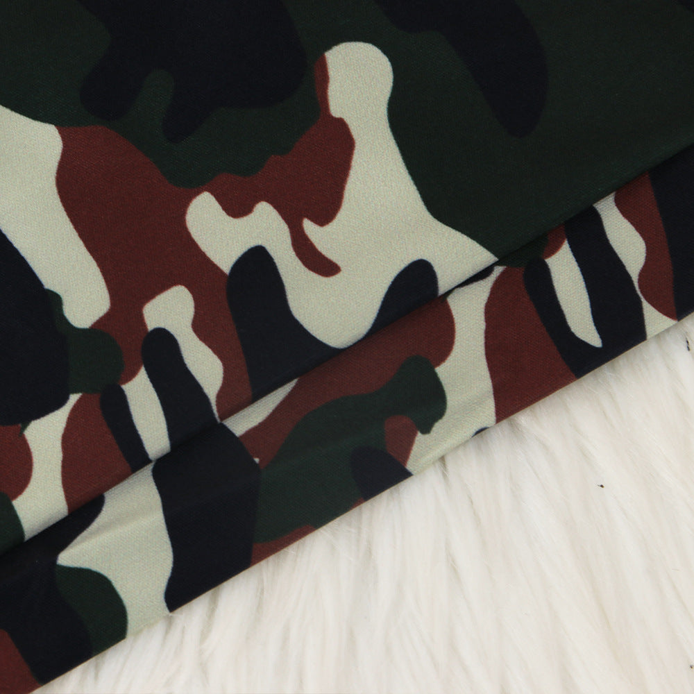 Sexy Women's Print Long Sleeve Tight Fitting Jumpsuit 37