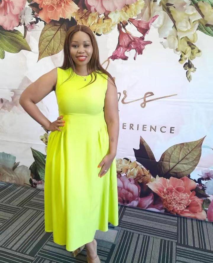 Summer Sleeveless Women's Loose A-Line Dress 5