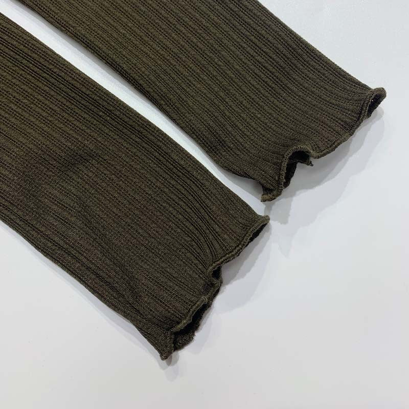 Autumn And Winter Slim Waist High Collar Slim Fit Knitting Long Dress For Women 19