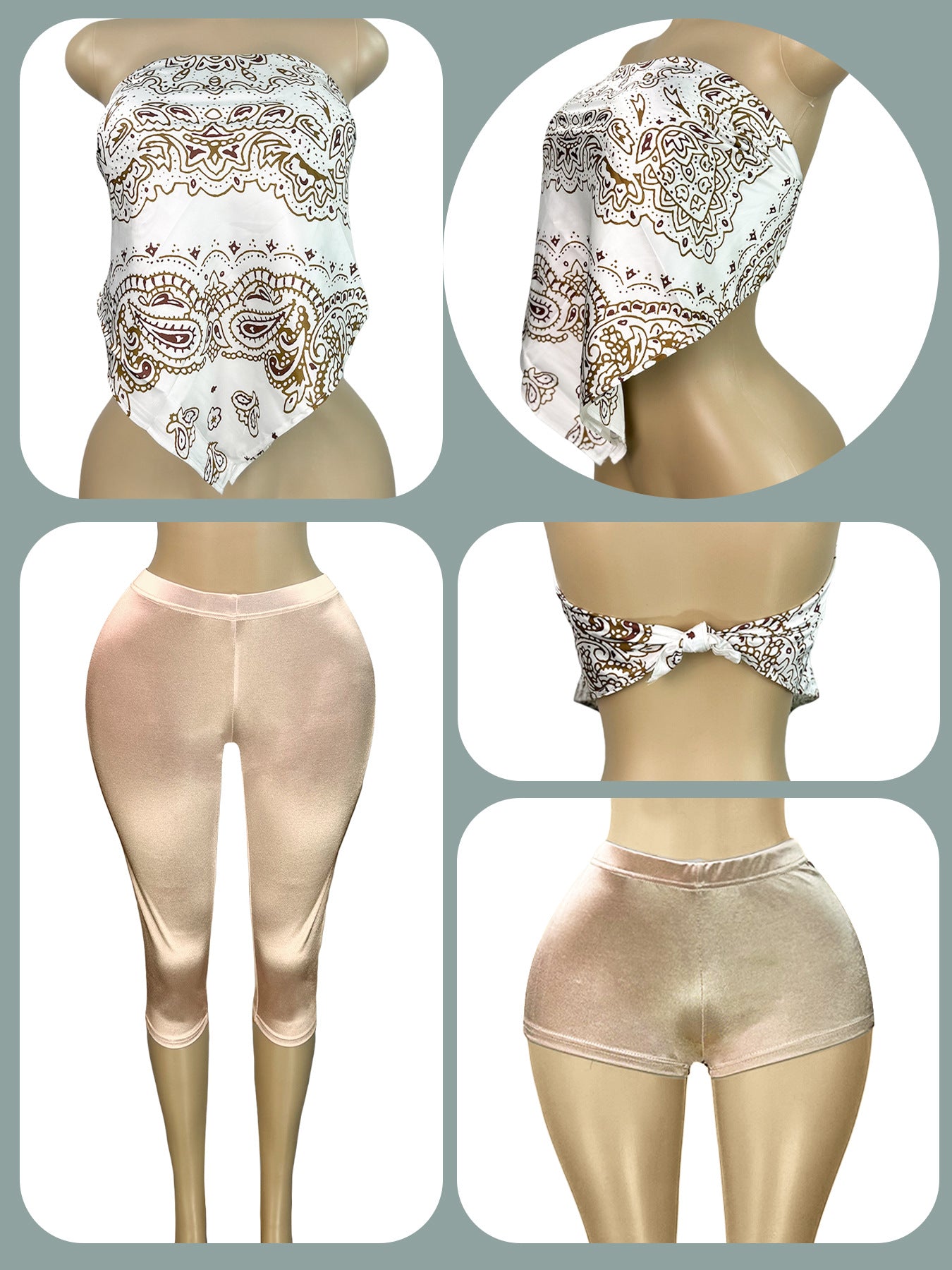 Women's Stretch Satin Shorts 20