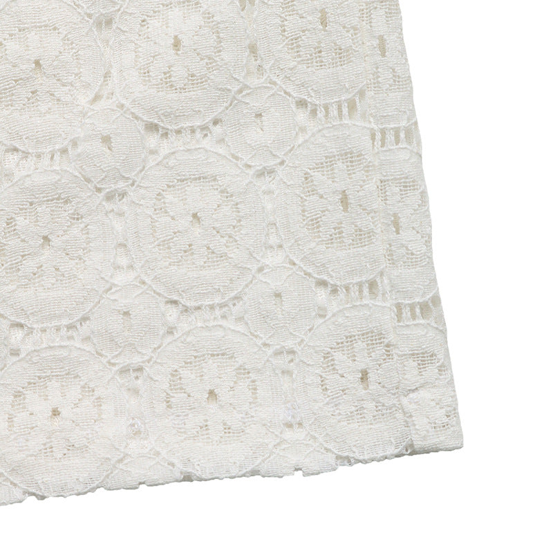 Women Summer Casual See-Through Lace Pants 11