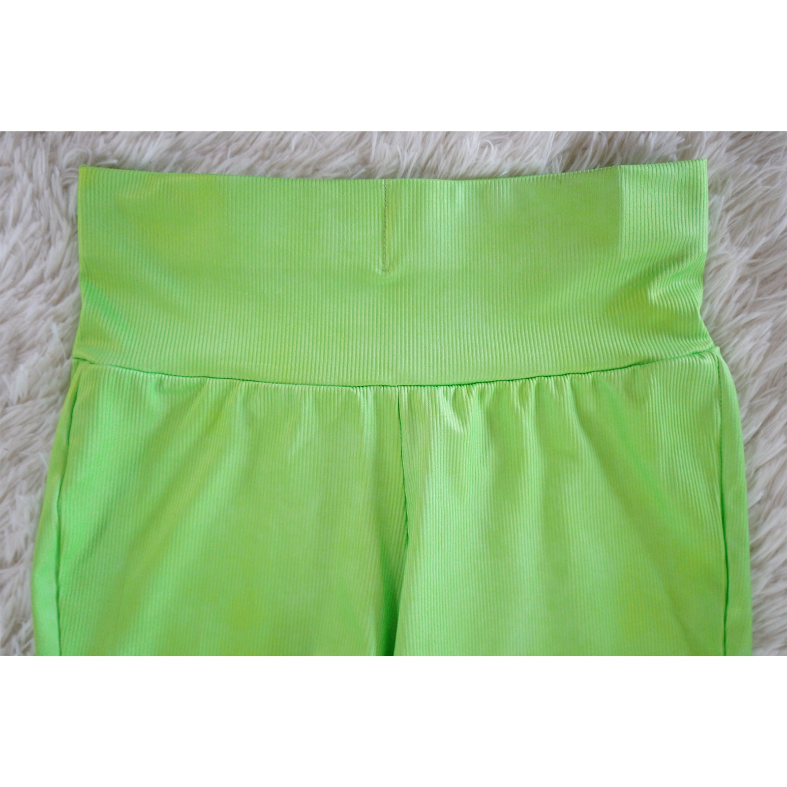 Slash Shoulder Sleeveless High-Rise Shorts Casual Tracksuit 29