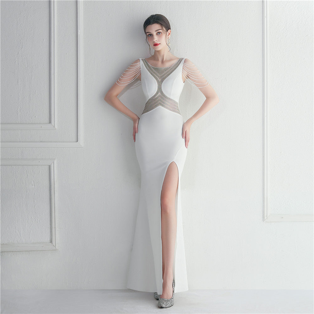 Beaded Gown Dinner Prom Long Evening Dress 43