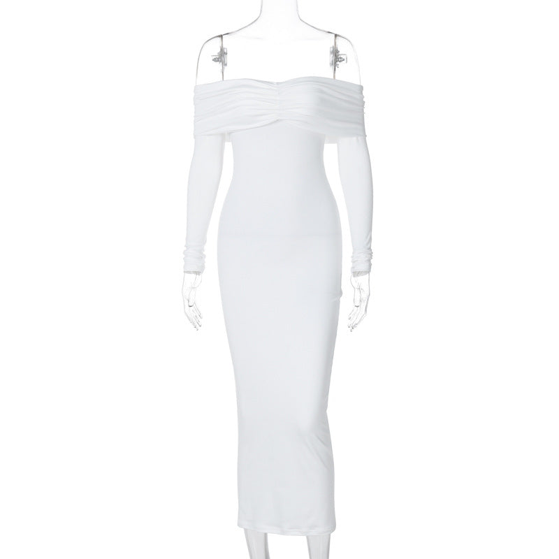 Women Sexy Off Shoulder Formal Party Dress 10