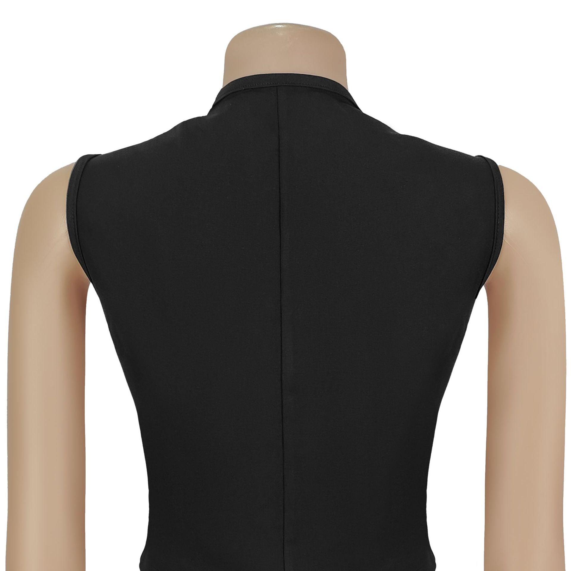 Women Casual Sleeveless V-Neck Top and Pants Two-Piece Set 16