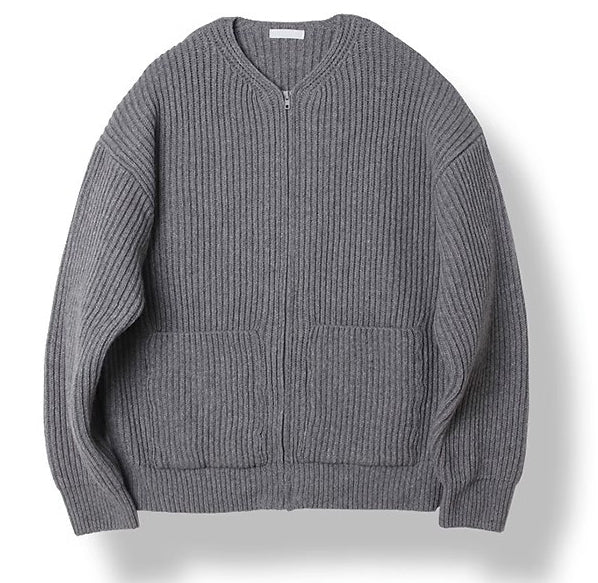 Men's Casual Solid Round Neck Knitting Cardigan Jacket 19