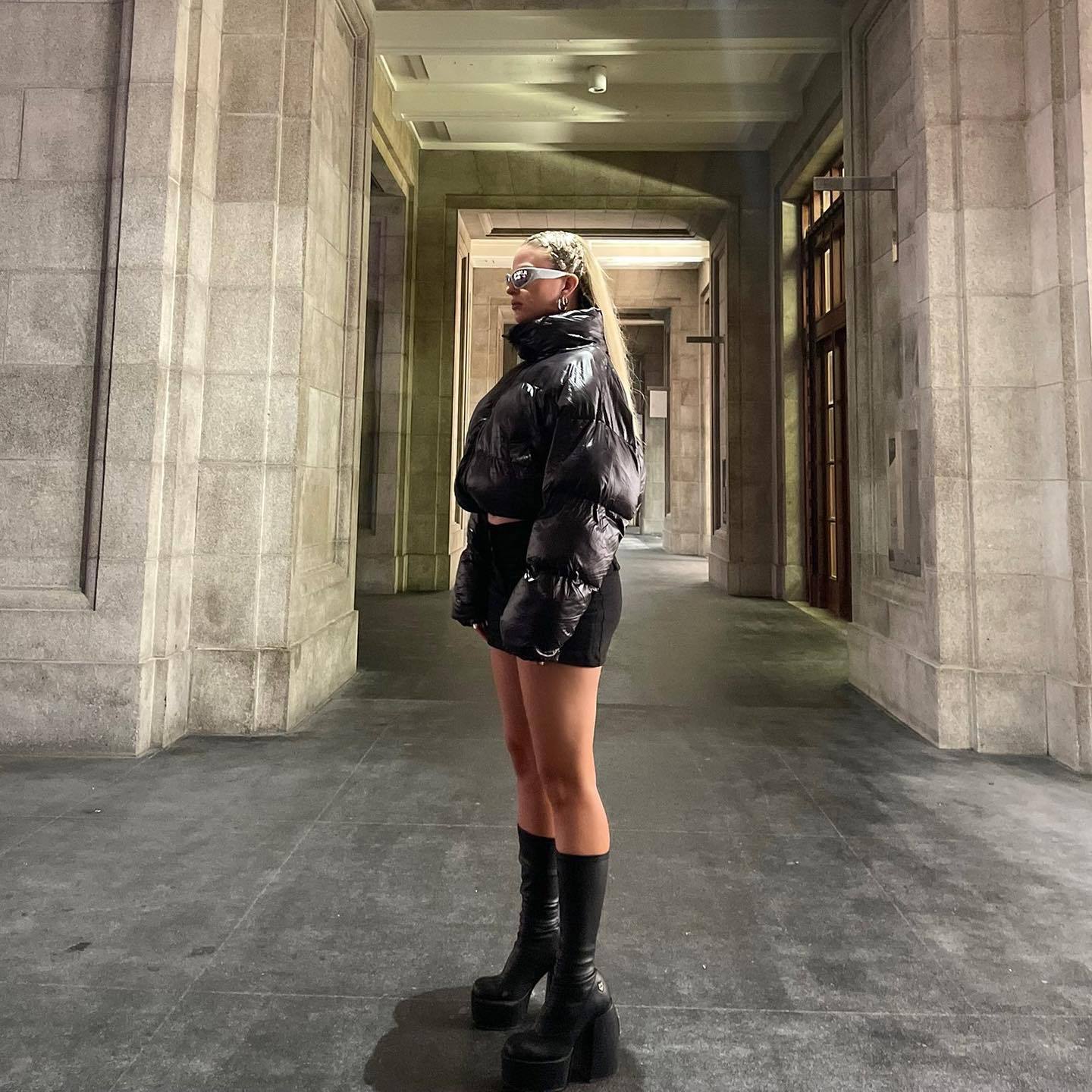 Autumn Winter Street Short Cotton-Padded Jacket Stand Collar Casual Zipper Coat 5