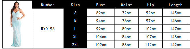 Sexy V-Neck Strap Sequin Evening Dresselegant Formal Party Gown 11