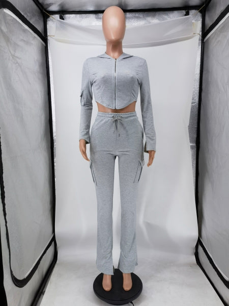 Women Casual Sports Hoodies and Cargo Set / Pant 13